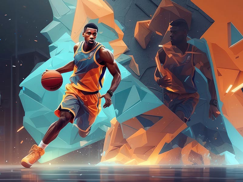 狄龙赛前和公牛吉祥物互送注目礼，有点名场面的意思了